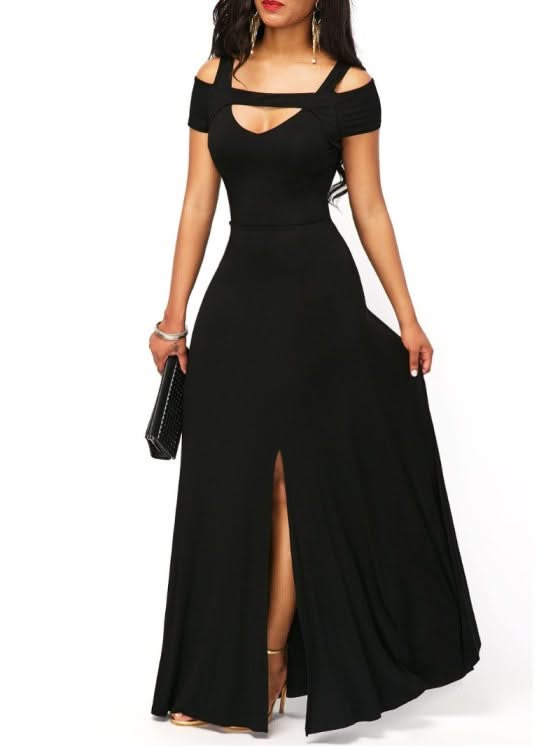 Levoire | Robe De Soirée Élégante Avec Fentes