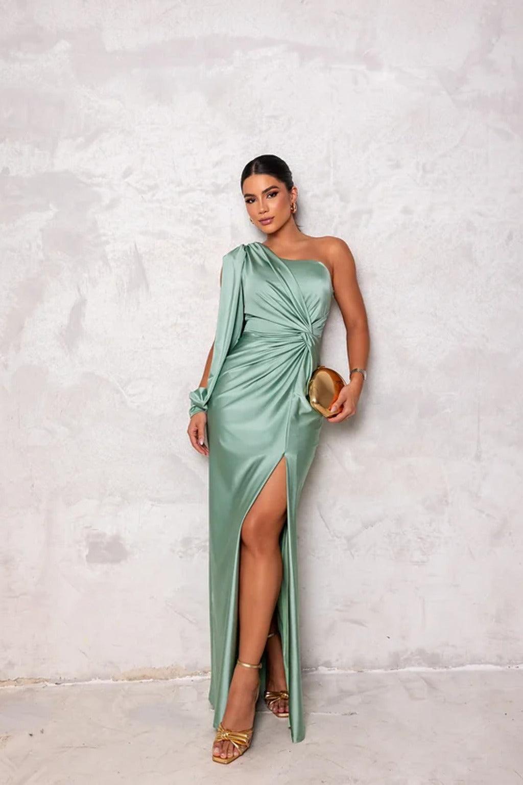 Levoire | Robe De Soirée Satin Pour Femmes
