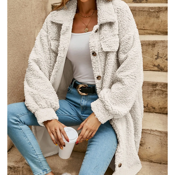 Levoire | Veste En Tricot Femme Confortable Et Fashion Blanc