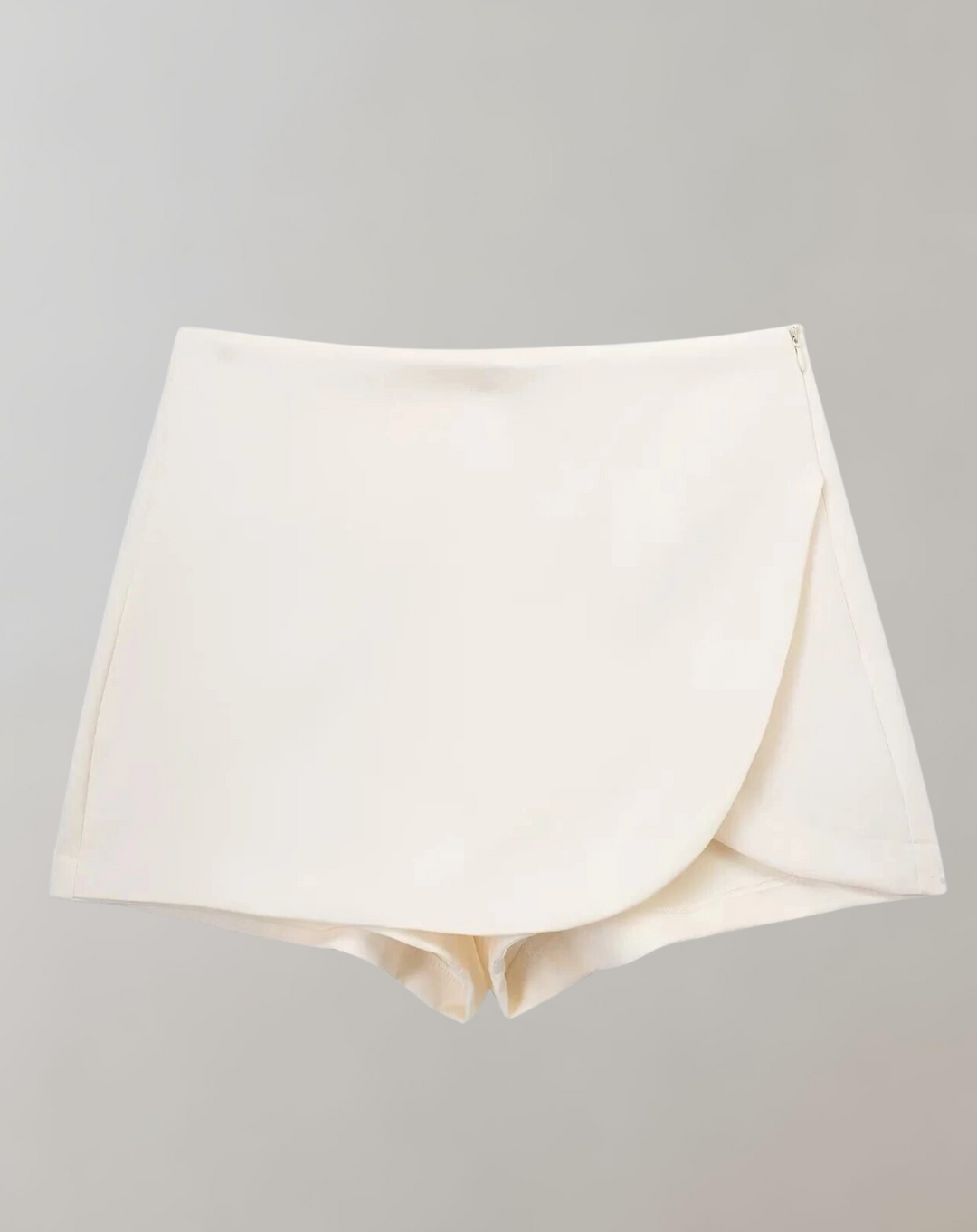 Levoire - Jupes mini asymétriques décontractées Blanc