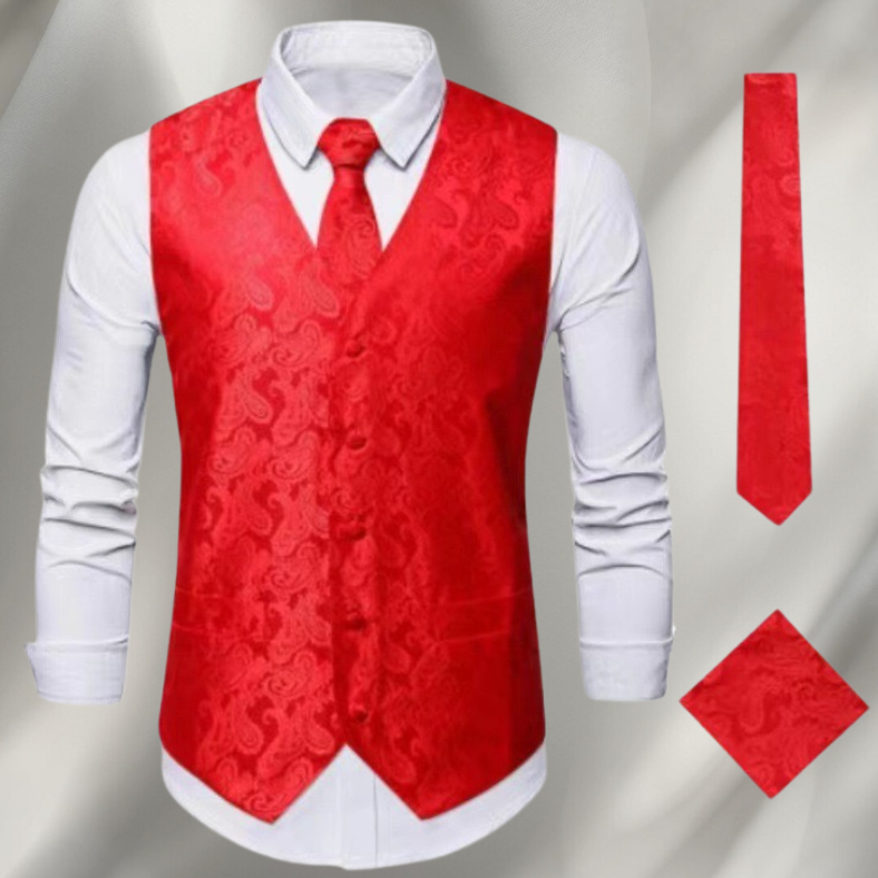 Levoire | Gilet Vintage Rouge