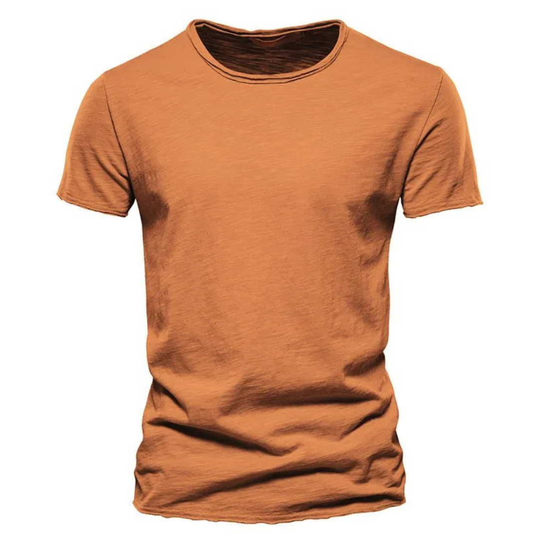 Levoire | T-Shirt Classique Luxeux Orange