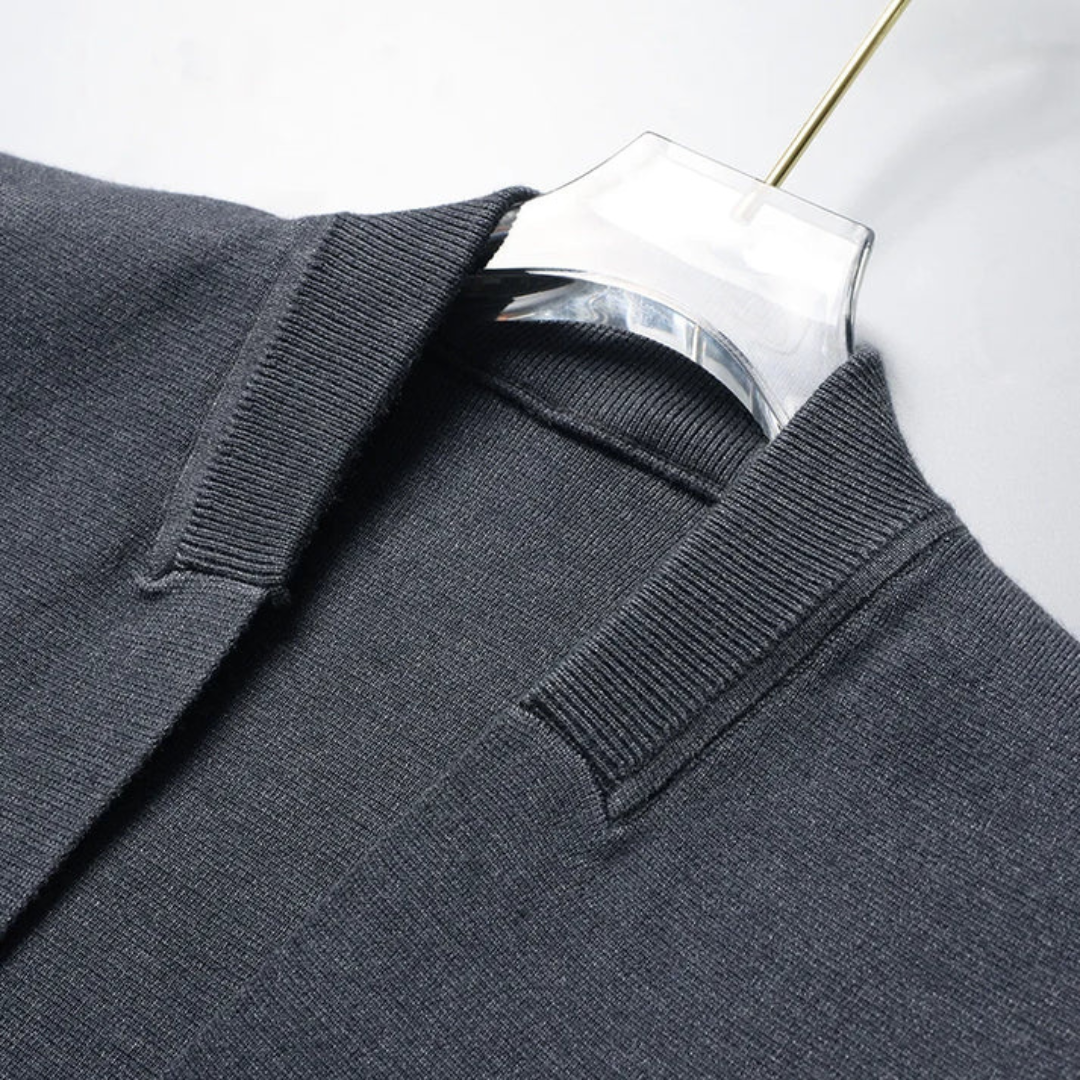Levoire | Gilet En Tricot Classique Avec Des Accents Modernes