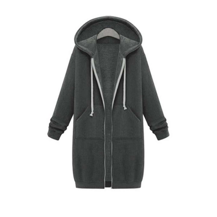 Levoire | Long Blazer Pour Femmes Gris foncé