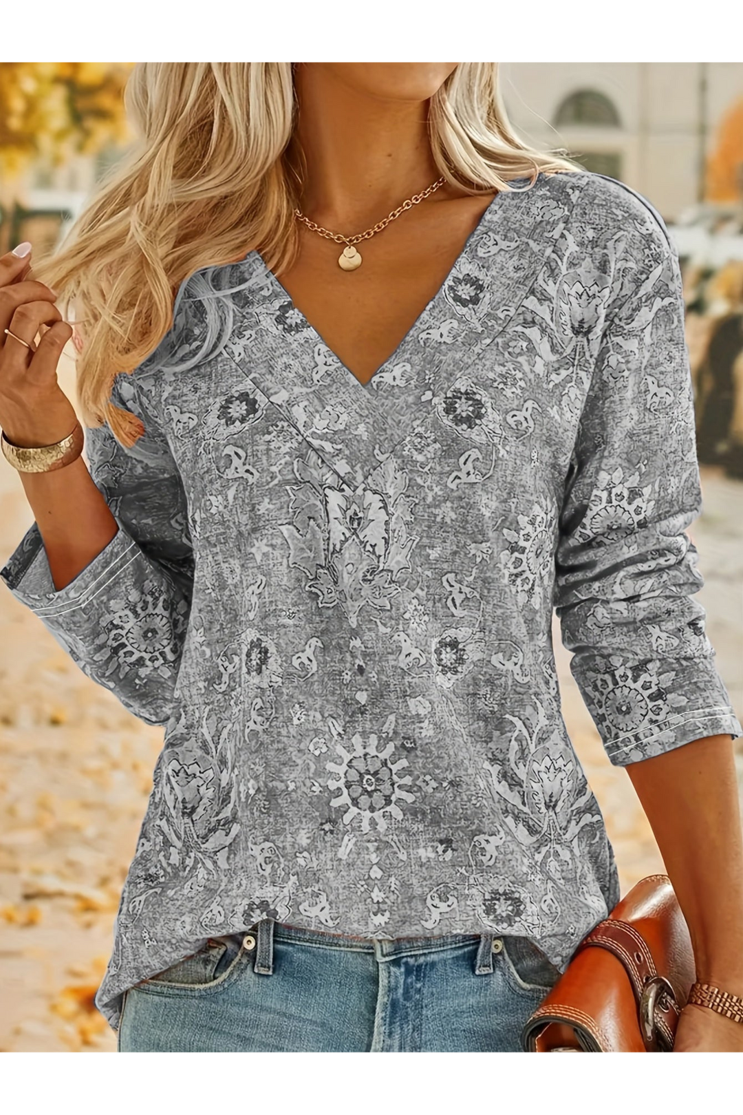 Levoire | Tops Manches Longues Femmes Printemps Gris
