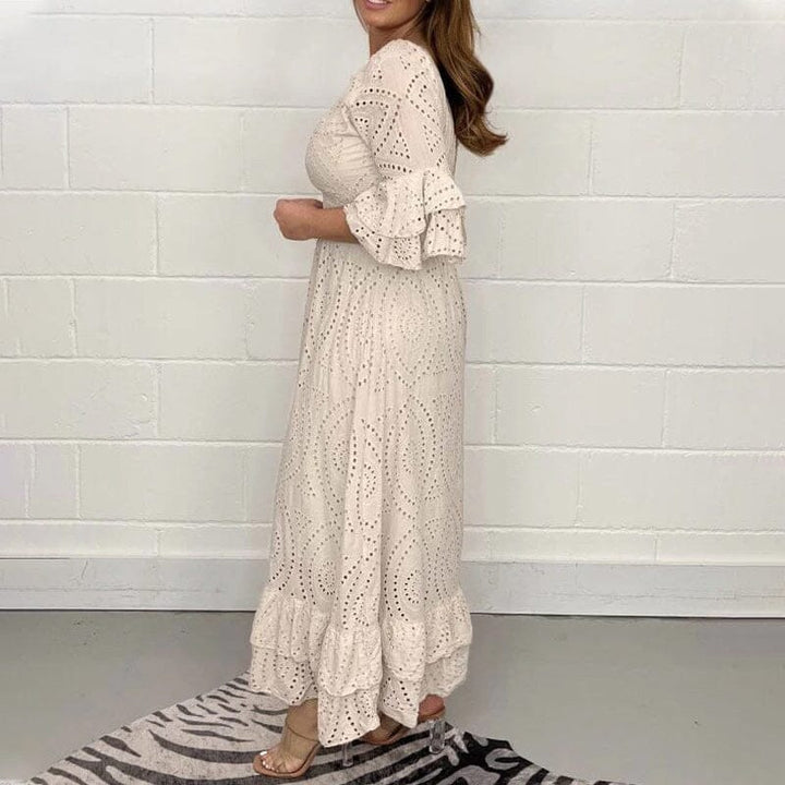 Levoire | Chic Brodé Grace Avec Manches Col