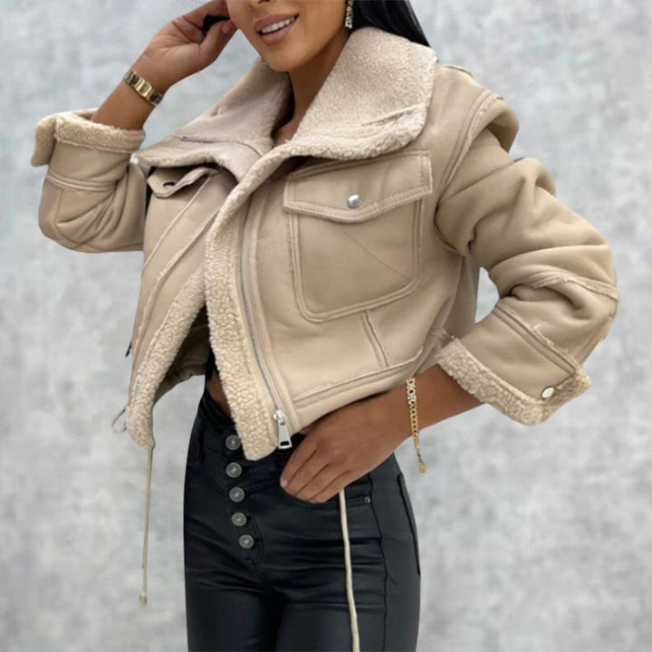 Levoire | Manteau Long Avec Manches Chaudes Et Poches Beige