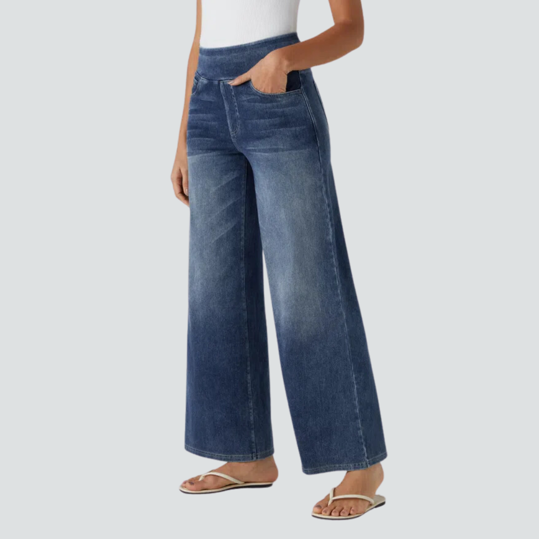 Levoire | Largeur Jeans Extensibles Bleu roi Denim - Bientôt épuisé