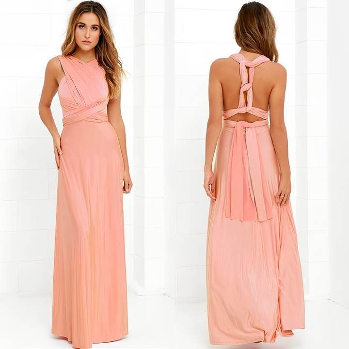 Levoire | Robe Infinity Chic Été Femme Rosa
