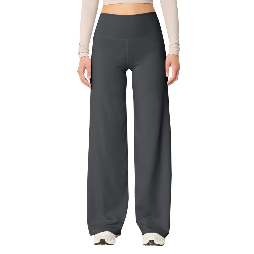 Levoire | Pantalons de jogging Taille haute pour femmes Gris foncé