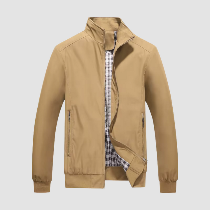 Levoire | Veste Bomber Avec Poches Pour Hommes Khaki
