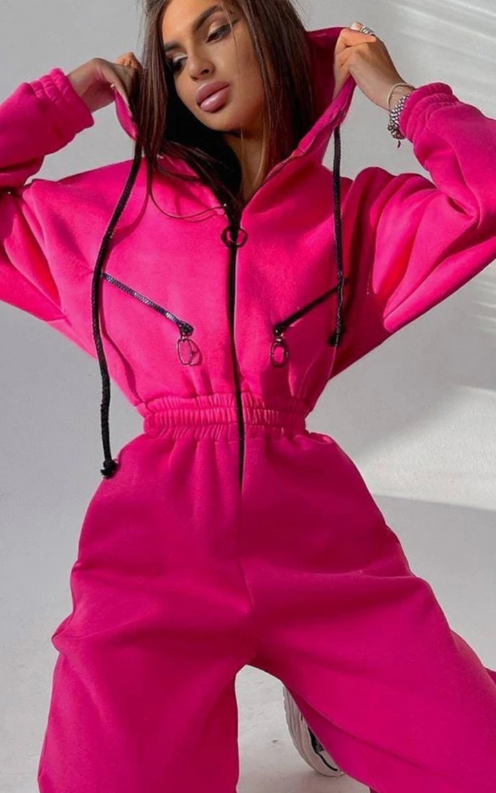 Levoire | Vêtements De Rue Pour Femmes Style Tendance Confortable Rose rouge