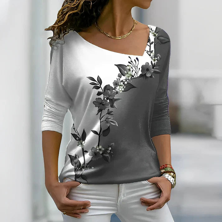 Levoire | T-Shirt Avec Couleurs Contrastées Gris