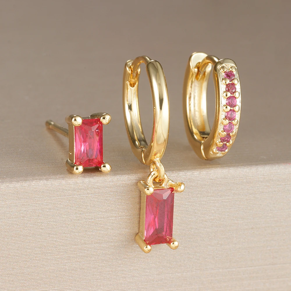 Levoire | Pendentif En Zircon Cristal Série Boucles D'Oreilles Ruusun