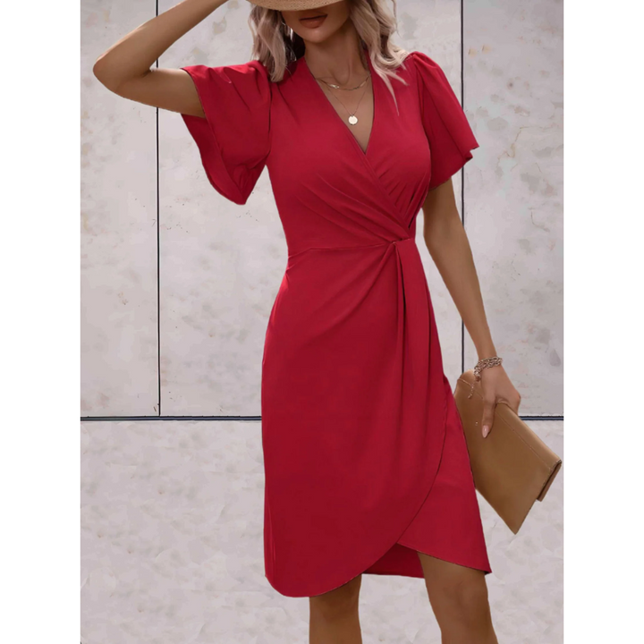 Levoire | Robe Enveloppante Élégante Rot