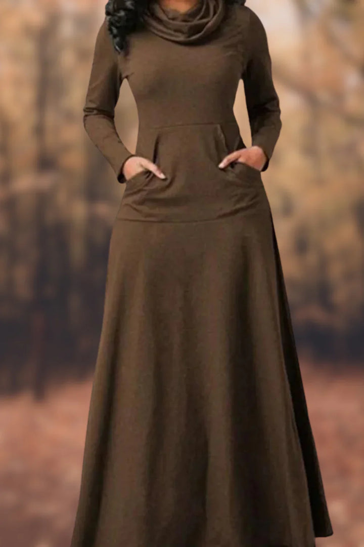 Levoire | Robe maxi pour femmes Braun