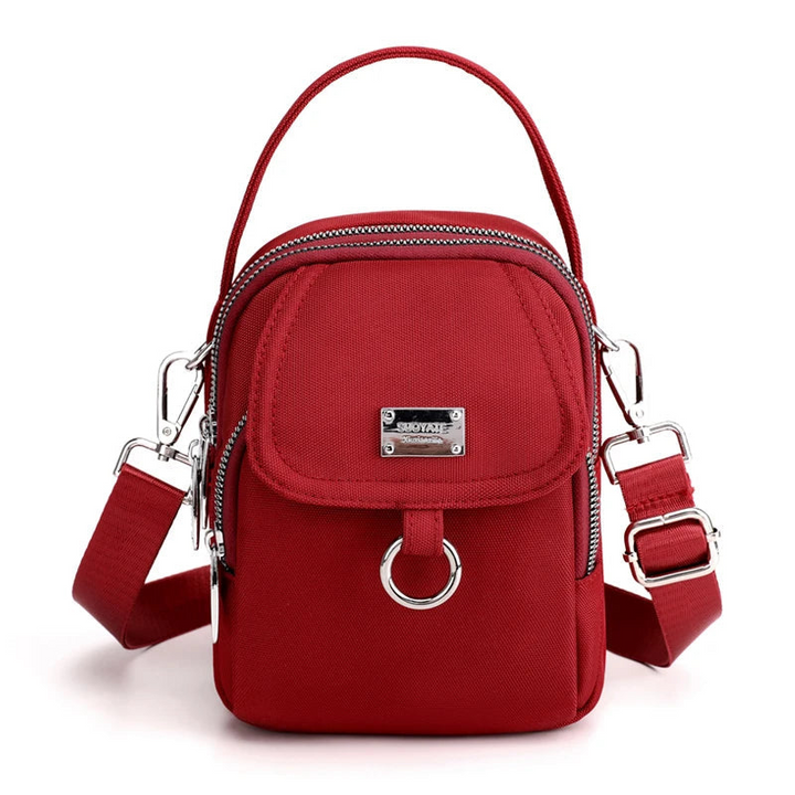 Levoire | Sac mini 3 en 1 pour femmes à la mode, bandoulière réglable et élégant Rot