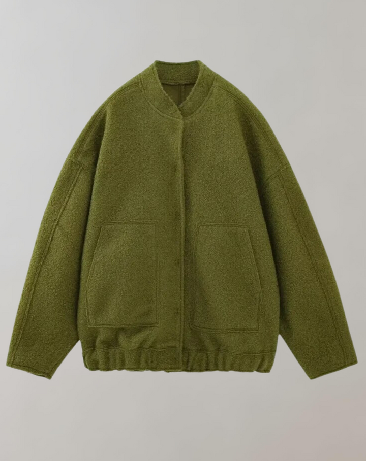 Levoire | Veste Bomber Surdimensionnée Pour Un Style Décontracté Vert
