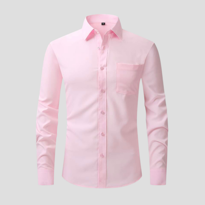 Levoire | Chemise De Business Sans Repassage Rosa