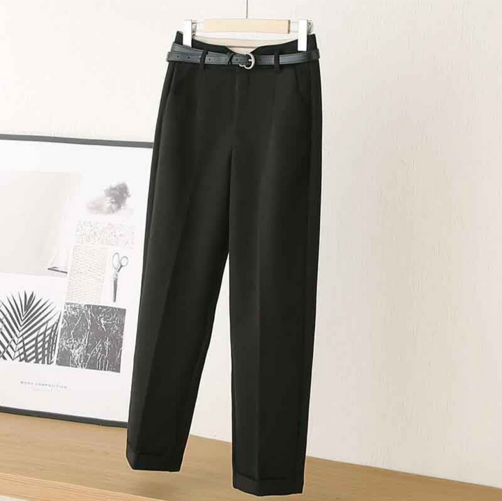 Levoire | Pantalon Chic Pour Femmes Dans Un Style Élégant Noir