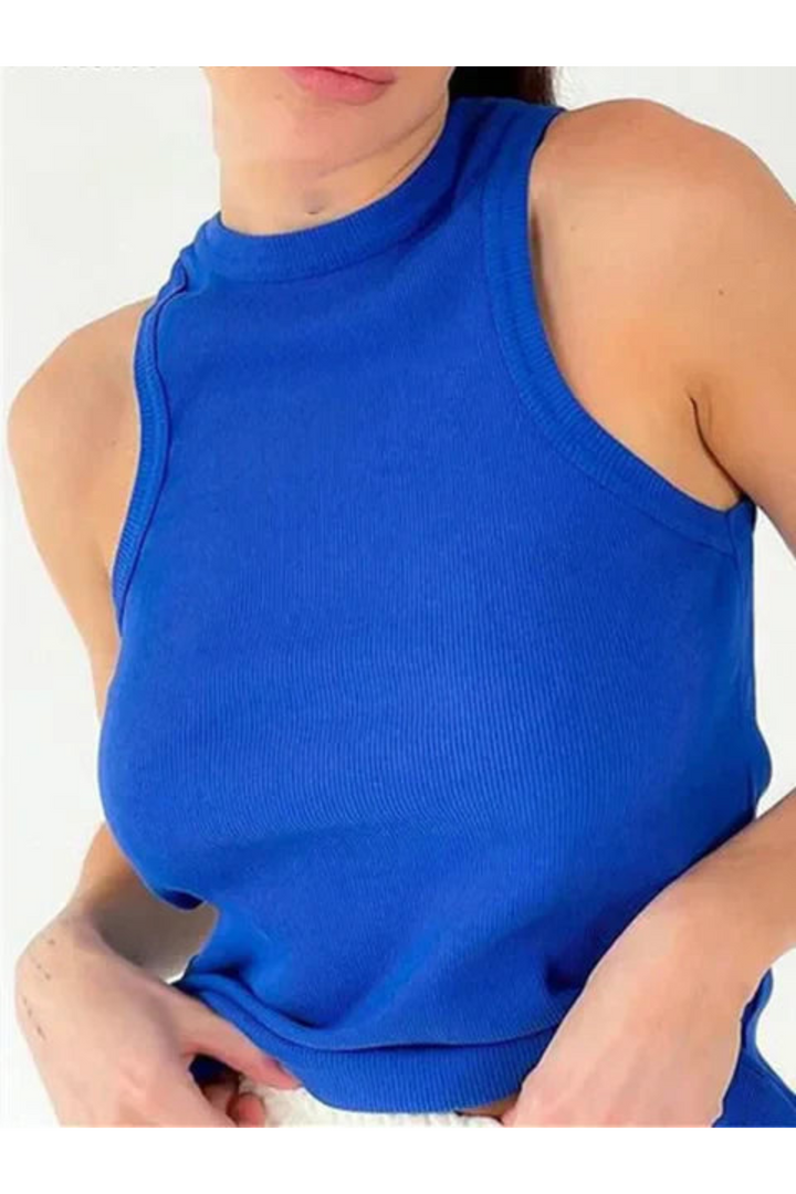 Levoire | Débardeur Femme Confort Bleu marine