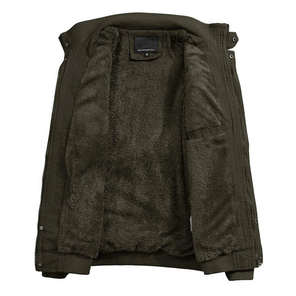 Levoire | Veste bomber zippée en polaire à manches longues