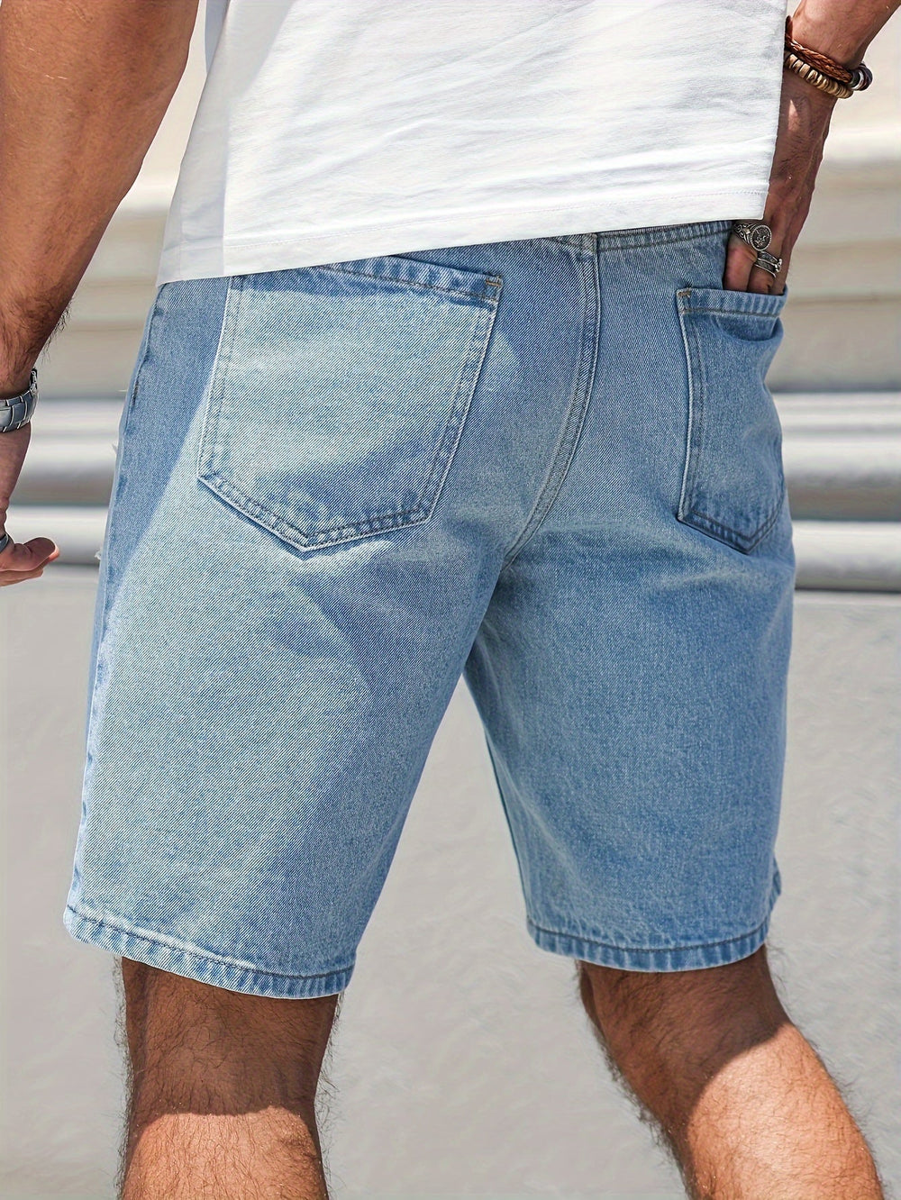Levoire | Short En Jean Pour Homme Avec Des Trous