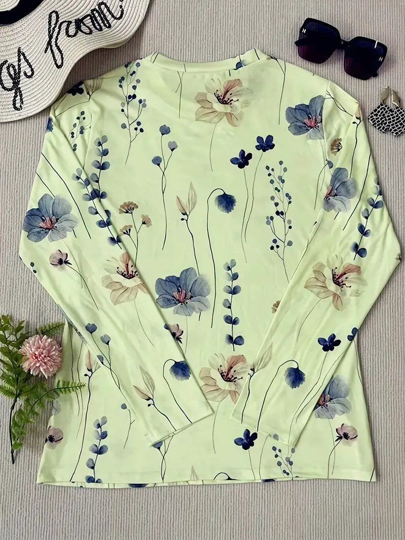 Levoire | T-Shirt À Manches Longues Avec Imprimé Floral
