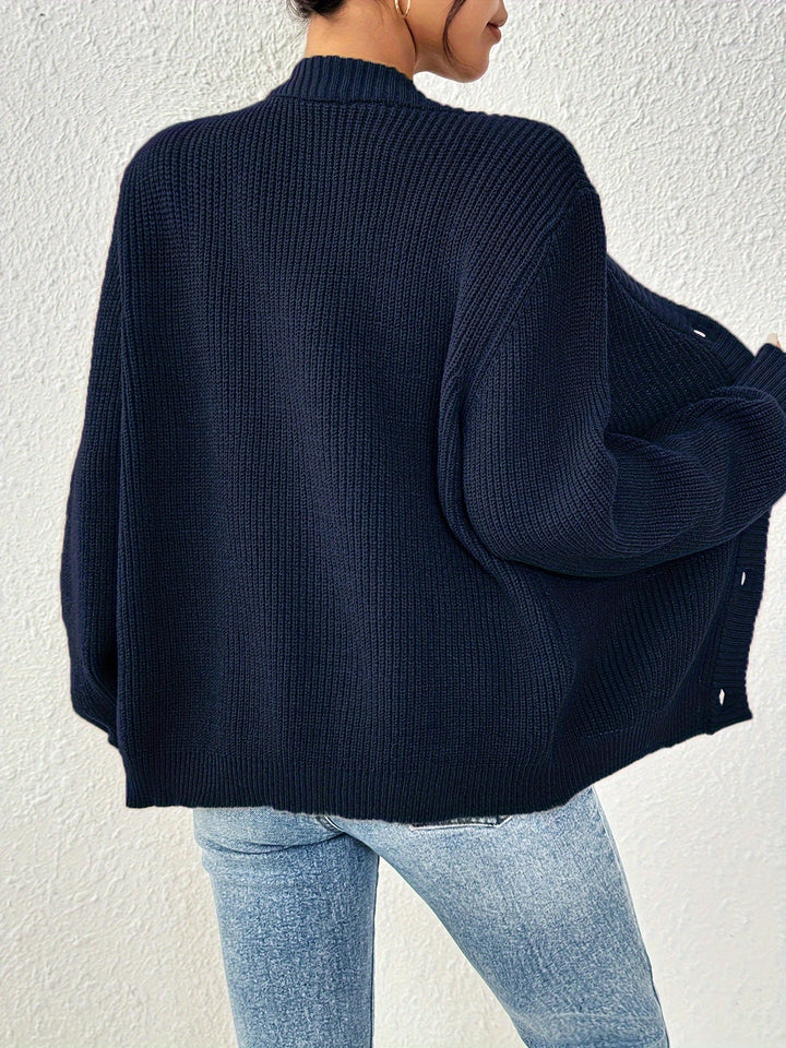 Levoire | Button Down Pull-Over En Tricot
