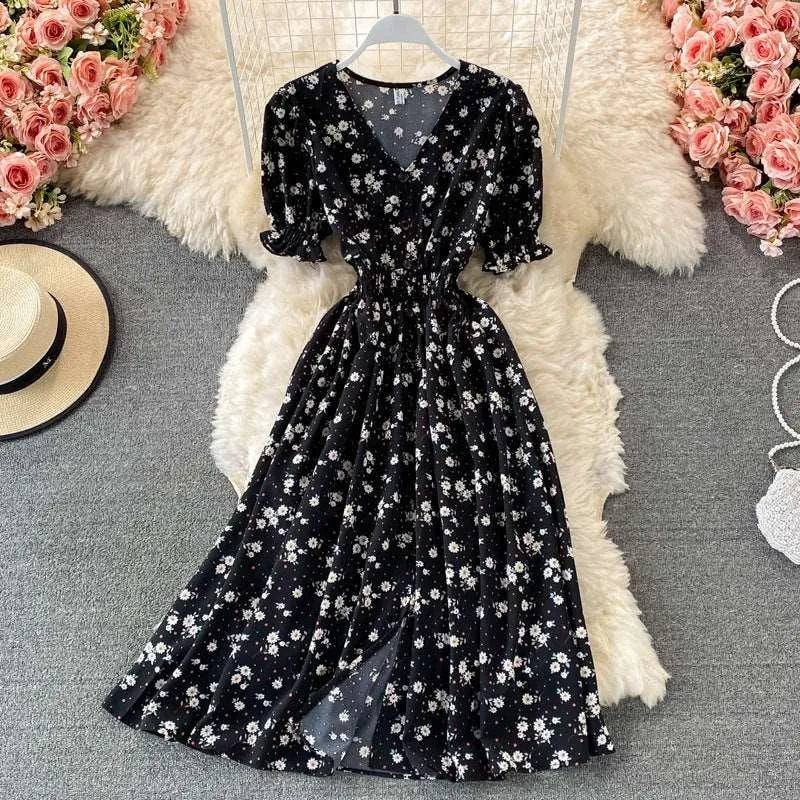 Levoire | Robe femme à manches courtes Noir Une taille