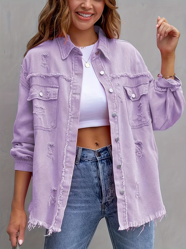 Levoire | Femme Oversize Veste | Déchirée
