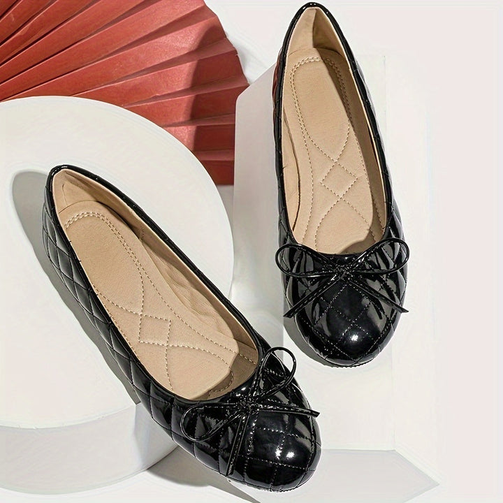 Levoire | Ballerines Diamant Brillantes Noires