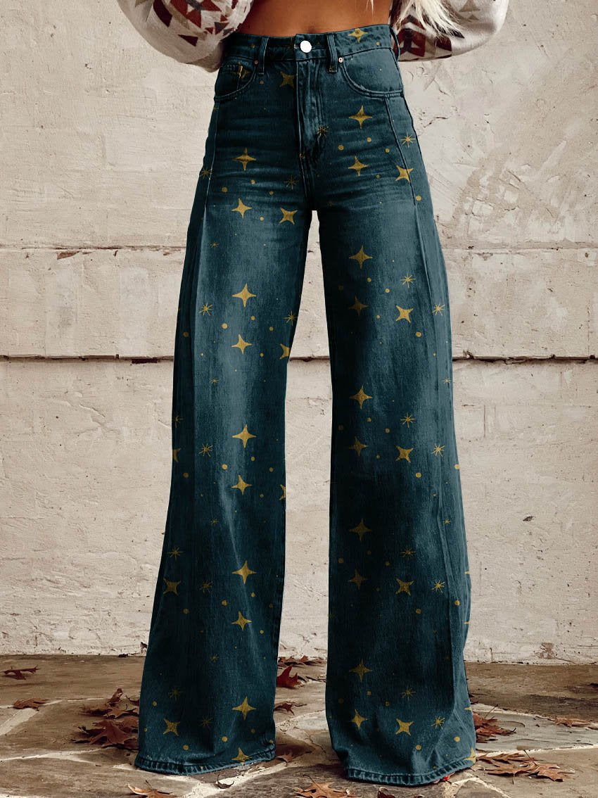 Levoire | Pantalon Retro Boho Avec Motif Coloré
