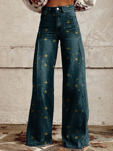 Levoire | Pantalon Retro Boho Avec Motif Coloré