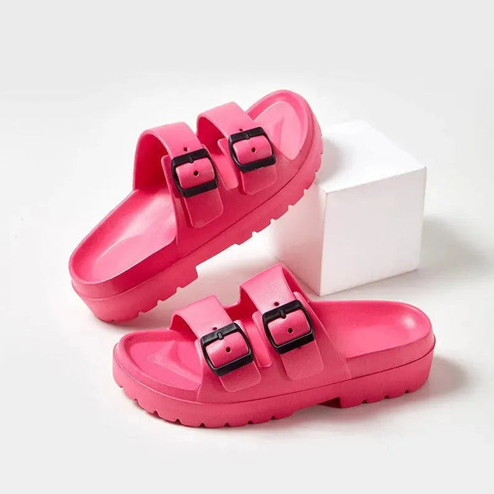 Levoire | Chaussures élégantes à double boucle - Confort et style pour l'été !