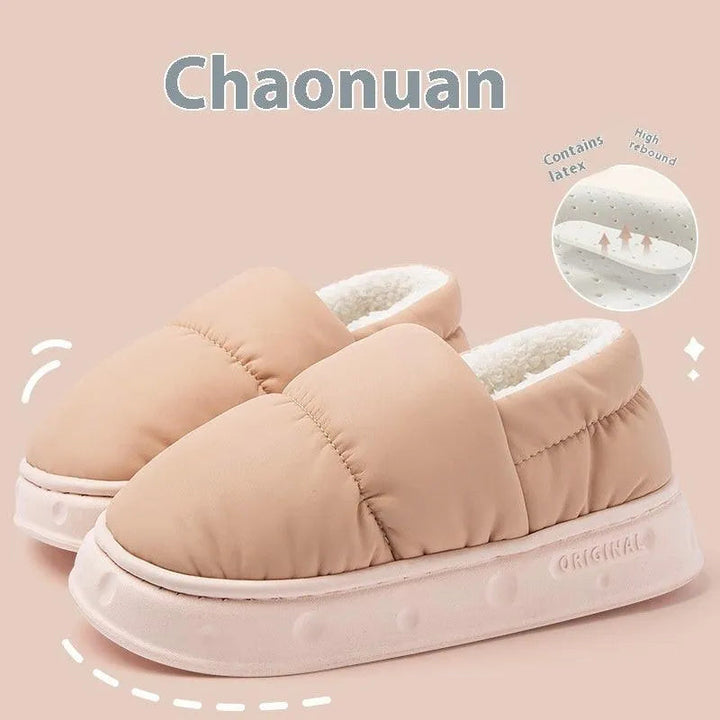 Levoire | Chausson en velours de coton chaud antidérapant Rosa