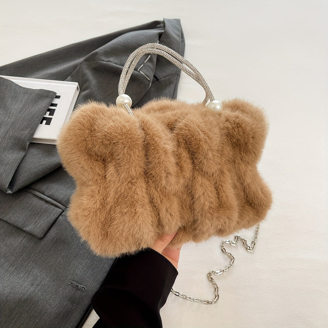 Levoire | Sac En Fausse Fourrure (Article Préféré) Khaki