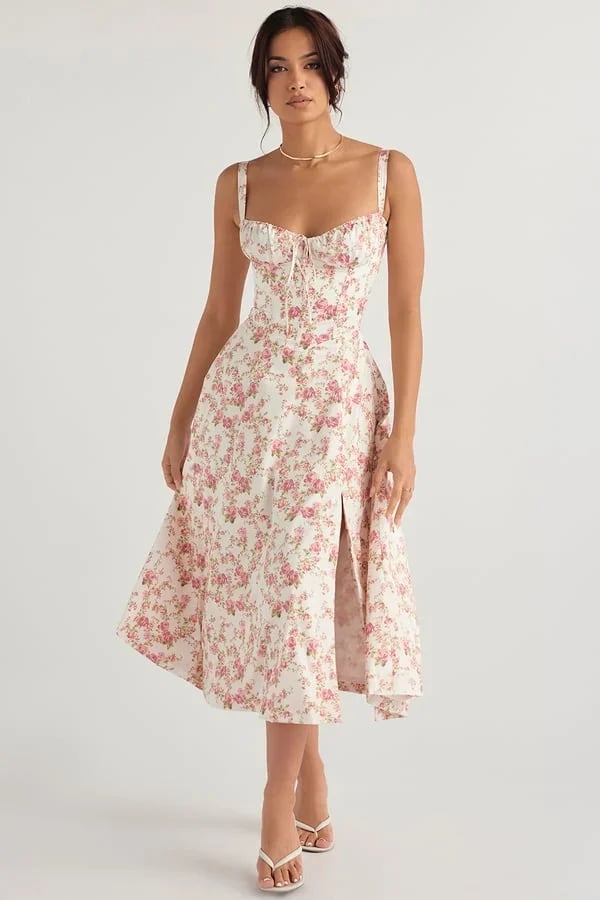 Levoire | Robe Bustier Tendance pour Femmes - Élégante et Flatteuse Rose