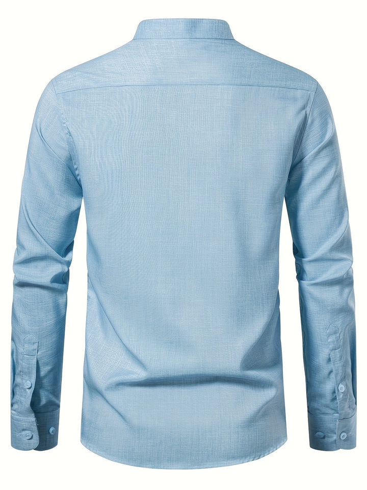 Levoire | Chemise Décontractée Légère À Manches Longues Pour Hommes