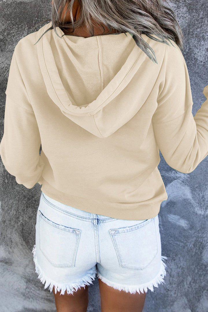 Levoire | Pull Fleece Chaud Avec Capuche Et Boutons