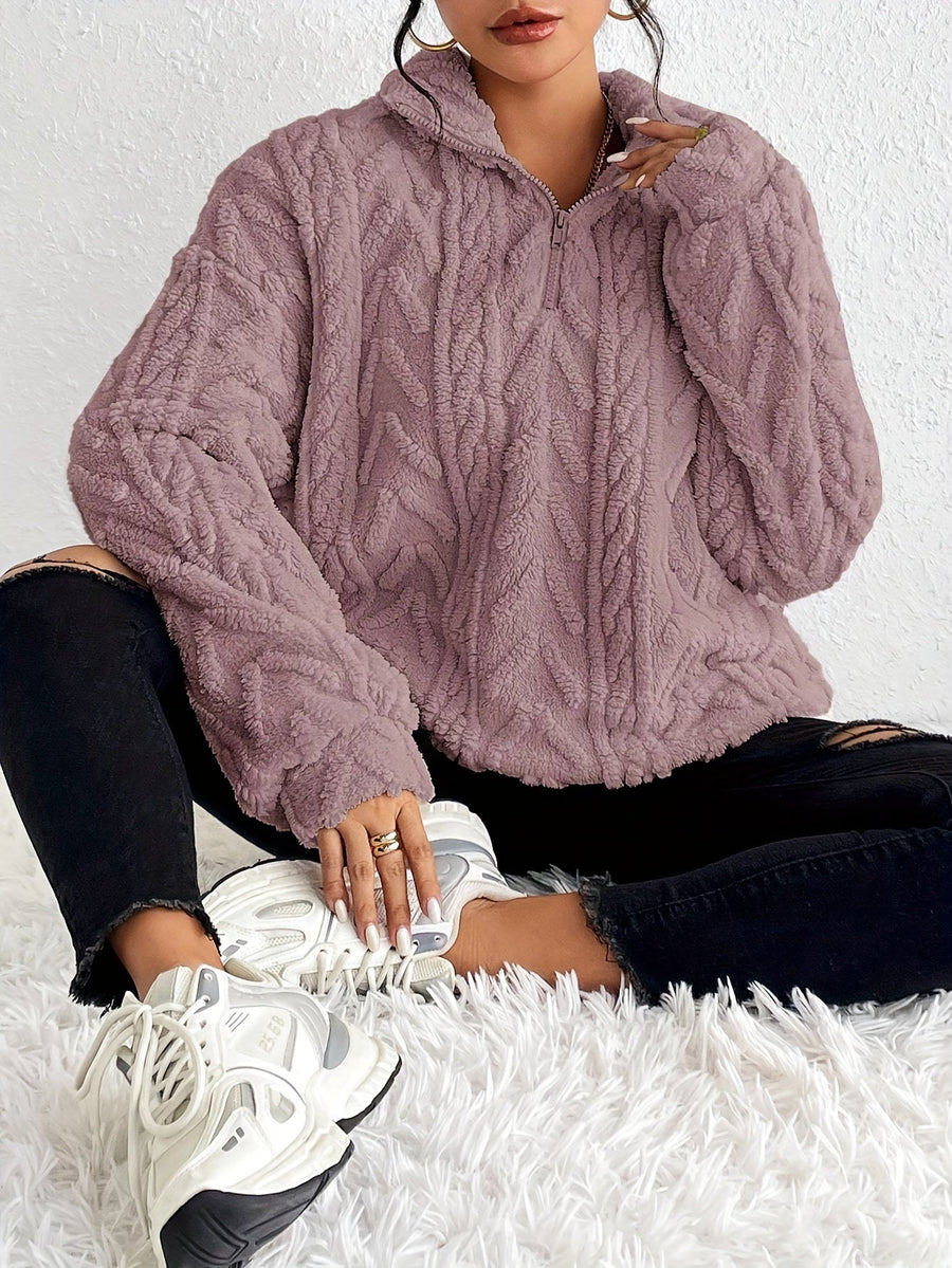 Levoire | Pull En Polaire Stylé Lilas