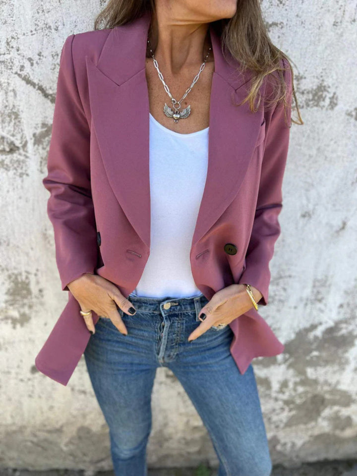Levoire | Blazer À Col Classique À Manches Longues En Taille Entière