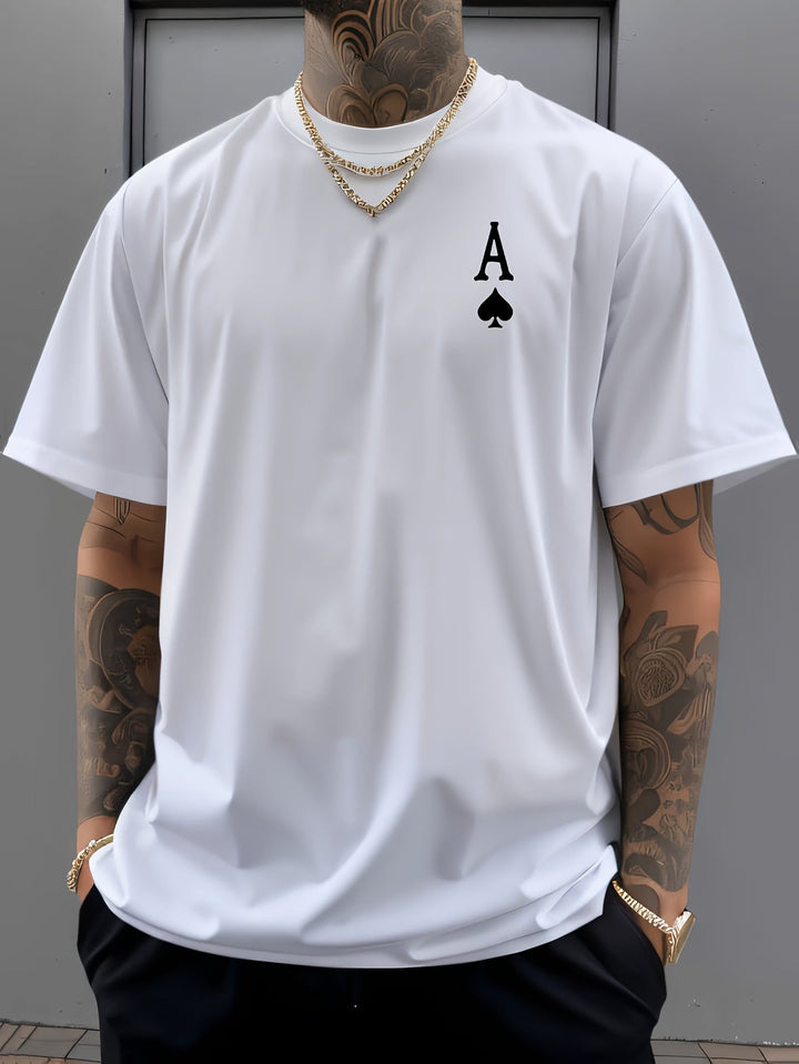 Levoire | Weinlese Ace Of Spades Impression T-Shirt D'Été