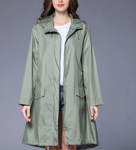 Levoire | Veste De Pluie Coupe-Vent Avec Fermeture Éclair