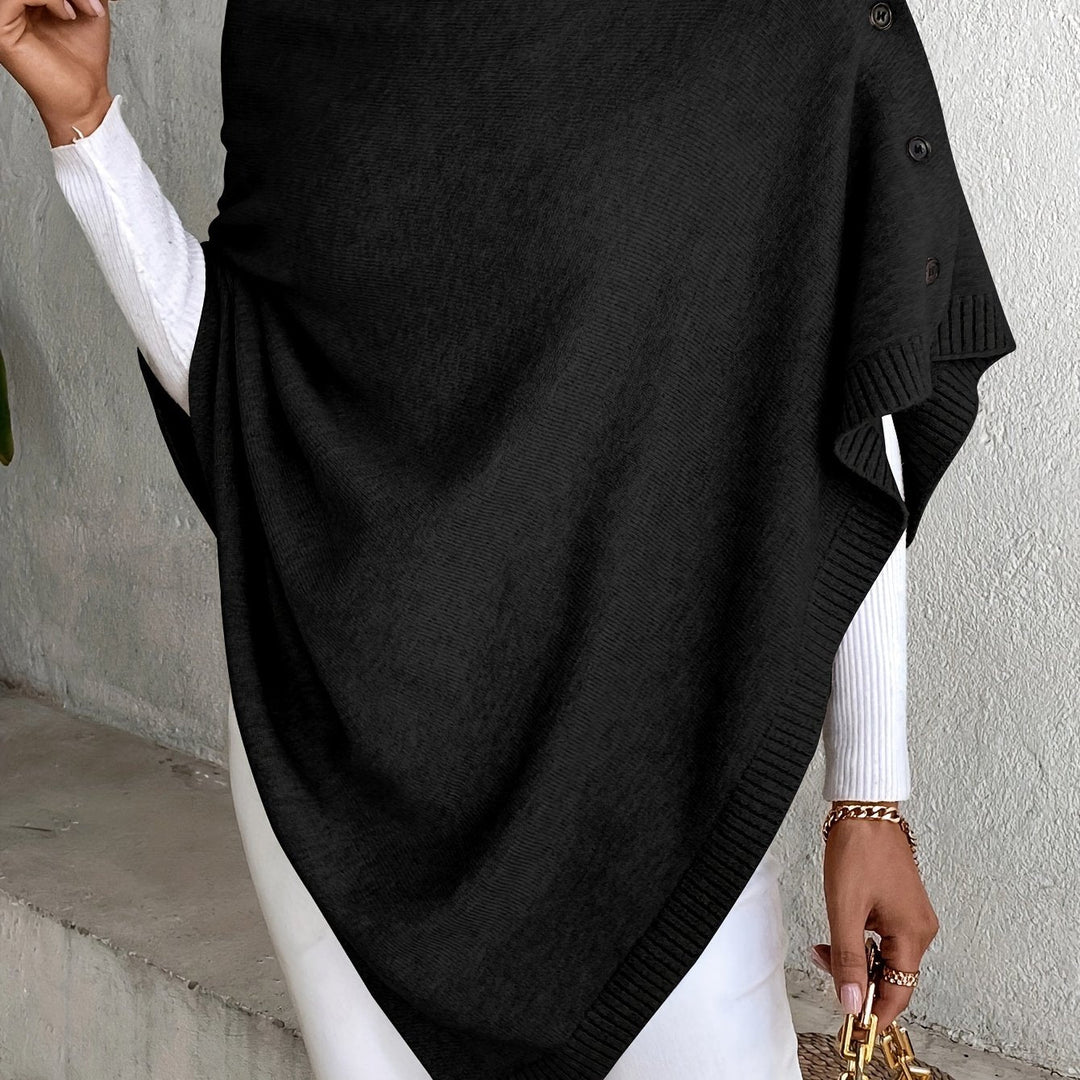 Levoire | Non Combiné Cape Tricoté Noir
