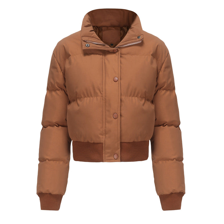Levoire | Veste Chaude Manches Longues Col Montant Orange