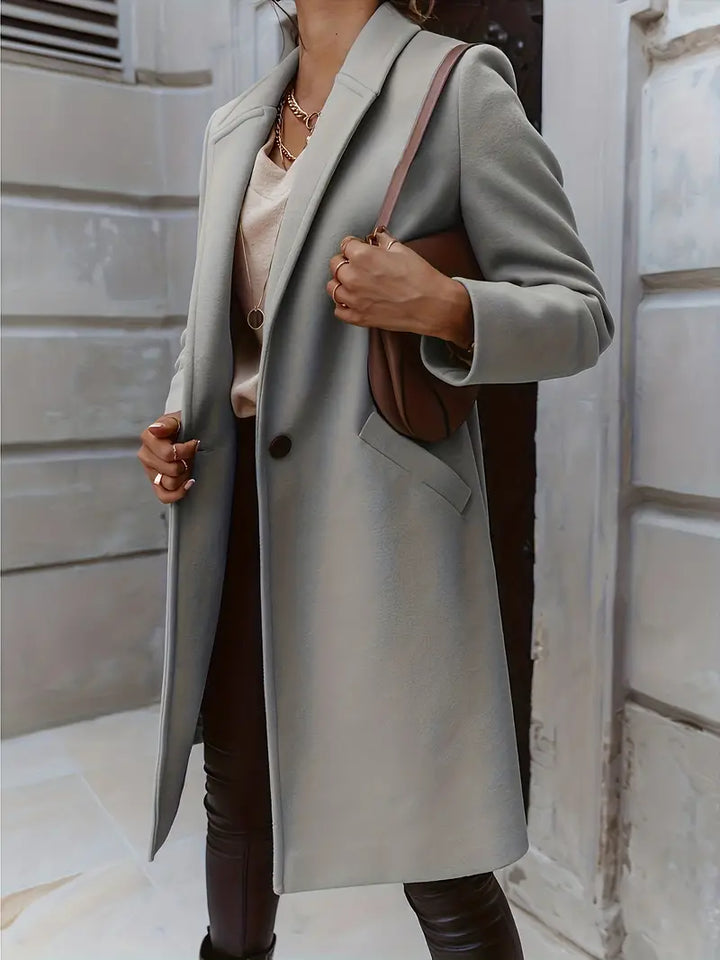 Levoire | Trench Manteau Femme | Longues Gris