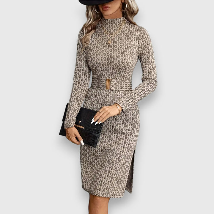 Levoire | Robe Midi Avec Motif