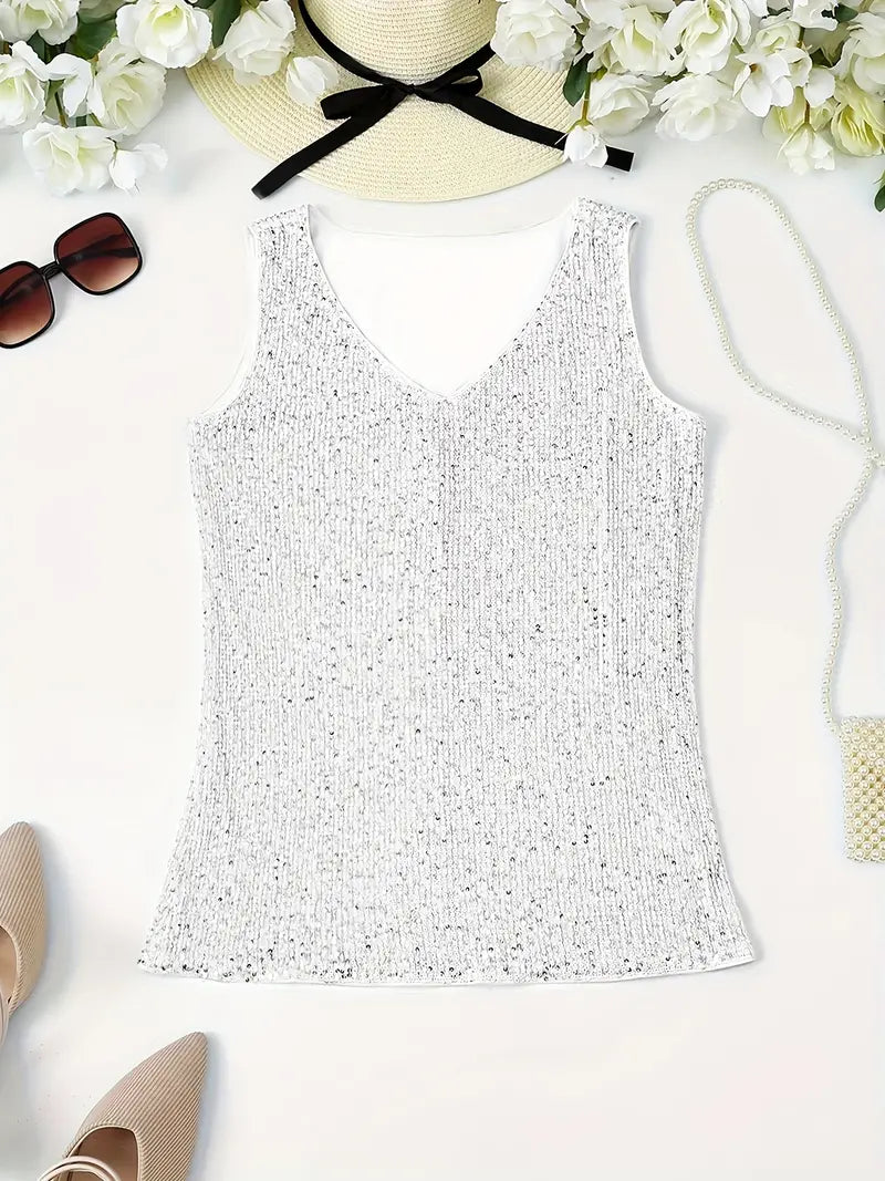 Levoire | Haut De Maillot Sans Manches Avec Des Paillettes
