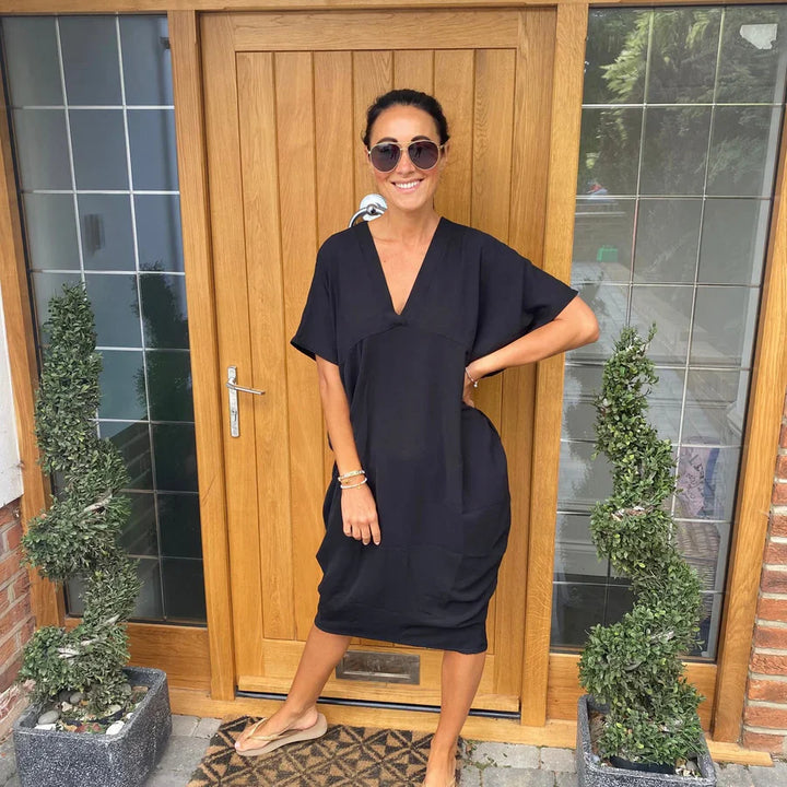 Levoire | Robe De Loisirs Élégante Et Stylée Noir
